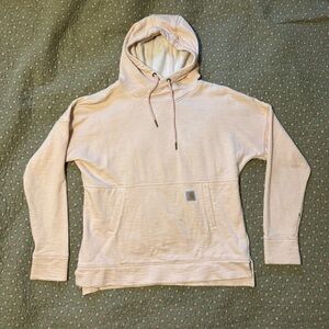 Carhartt Light Pink Relaxed Fit Hoodie Size Small